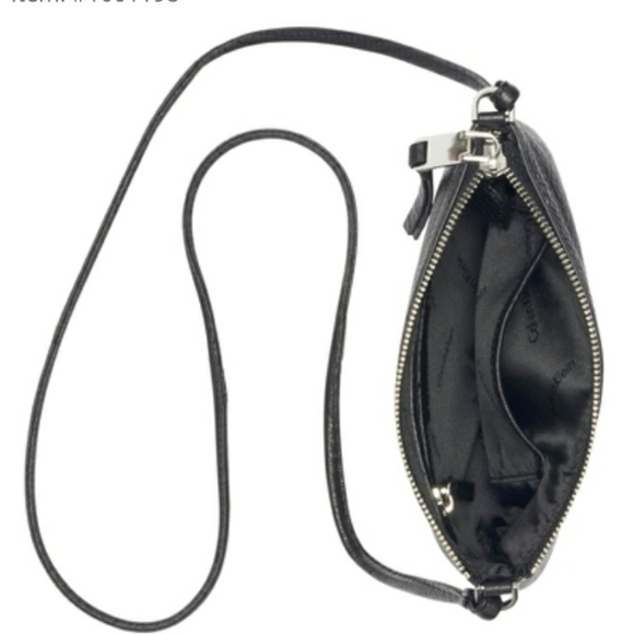 Calvin Klein Pebble Leather Crossbody Handbag - Picture 5 of 8